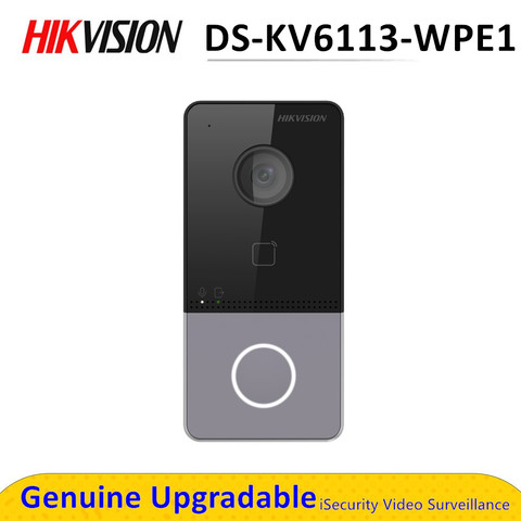 Original Hik DS-KV6113-WPE1 interphone vidéo Villa Station de porte téléphone de porte Wifi IP65 2mp HD caméra POE IEEE802.3af ► Photo 1/1