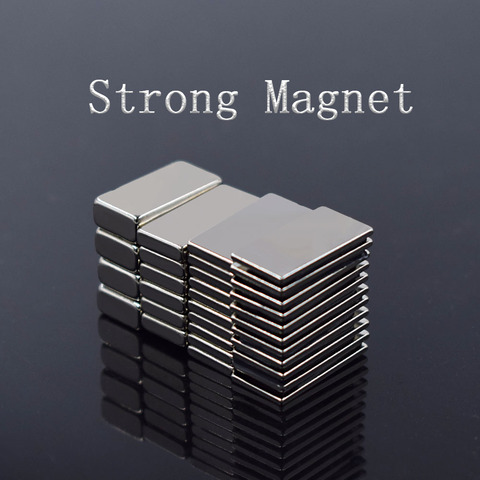 Aimant néodyme petit bloc aimant fort super puissant aimant rectangle Permanent magnétique permanent ► Photo 1/6