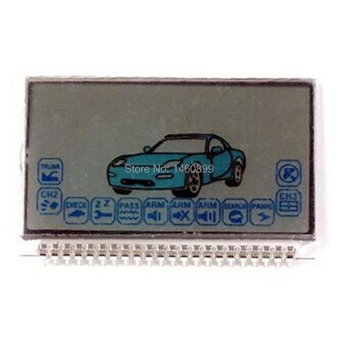 Porte-clés avec écran LCD lcd A6, broche métallique pour système d'alarme de voiture bidirectionnel Starline A6 KGB FX3 FX 3, télécommande ► Photo 1/1