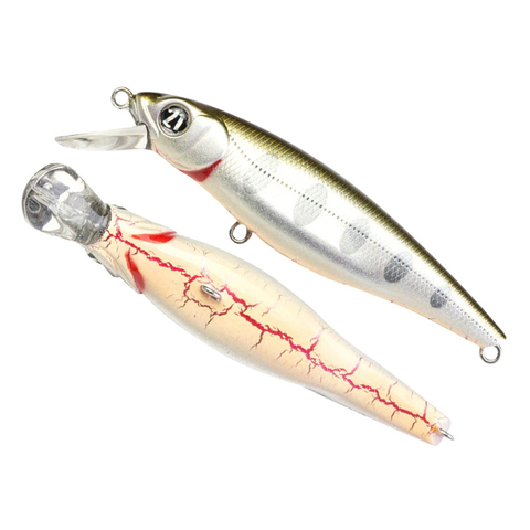 Appâts artificiels d'eau de mer 8.5cm 9.6g Fising Wobblers Minnow leurre de pêche appât de pêche leurre Jerkbait ► Photo 1/5