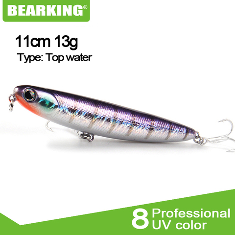 Hot modèle qualité barbu crayon 1 PC 11 cm 13g dur pêche leurre manivelle appât flaot lac rivière pêche Wobblers carpe appâts de pêche ► Photo 1/6