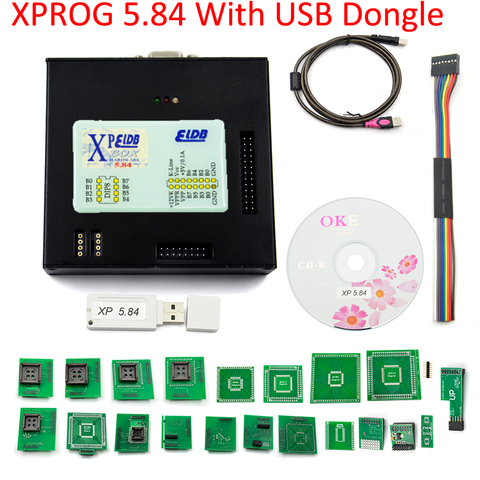 XPROG 2022 – Firmware V4.4 et ajout d'une autorisation supplémentaire, boîte métallique noire, V5.55, V5.70, V5.84, V5.84, nouveauté 5.84 ► Photo 1/6