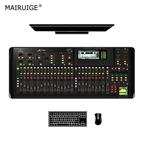 Table de mixage Audio tapis de souris XXL Console de mixage tapis de jeu pour ordinateur tapis de souris Gamer ordinateur portable Mini Pc tapis clavier tapis de bureau ► Photo 1/6