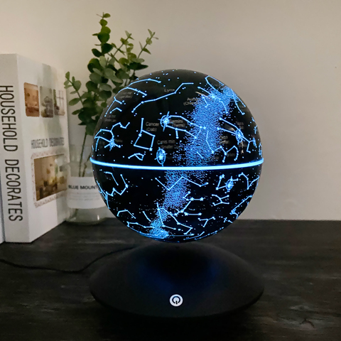 Base Constellation colorée 15cm, flotteur à lévitation magnétique, lampe de lune électronique, boule veilleuse d'anniversaire, sortie cc 15V ► Photo 1/6