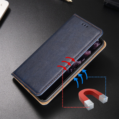 Coque portefeuille en cuir pour Motorola G4 G5 G5S G6 G7 PLUS, étui à rabat avec porte-cartes, pour G8 power Z3 E5 E6 play P40 ► Photo 1/6