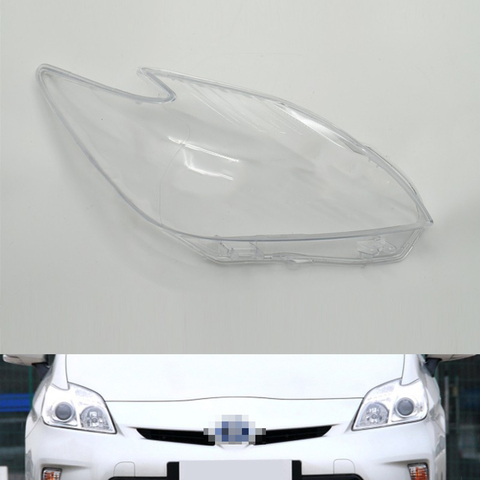 Pour Toyota Prius 2010 2011 2012 couverture de phare voiture remplacement clair Auto coquille voiture phare lentille ► Photo 1/6