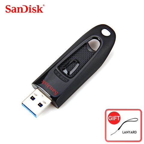 SanDisk-disque Flash USB 3.0, CZ48, 256 go, 128 go, 64 go, 32 go, 16 go, stylo lecteur Flash, petit stylo clé mémoire, dispositif de stockage, clé Flash ► Photo 1/6