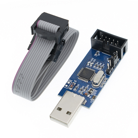 1 pièces nouveau USBASP USBISP AVR programmeur USB fai USB ASP ATMEGA8 ATMEGA128 Support Win7 64K ► Photo 1/6