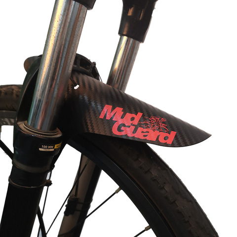 Garde-boue coloré avant/arrière garde-boue en Fiber de carbone garde-boue vtt VTT vélo de route ► Photo 1/6