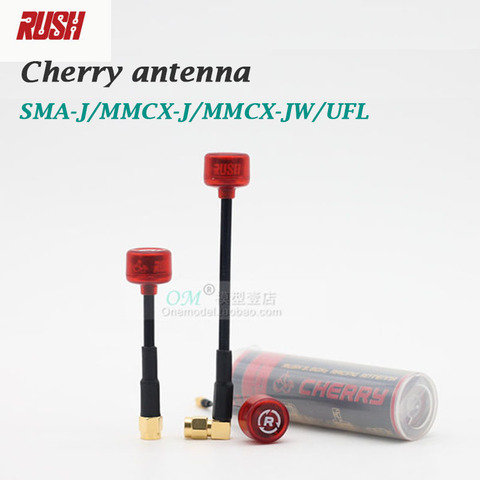 Antenne Rush Cherry FPV 5.8G RHCP SMA SMA-JW MMCX-J MMCX-JW Racing 3 connecteurs, adaptateur FPV quadrirotor pour Drone de course, 1 pièce ► Photo 1/6