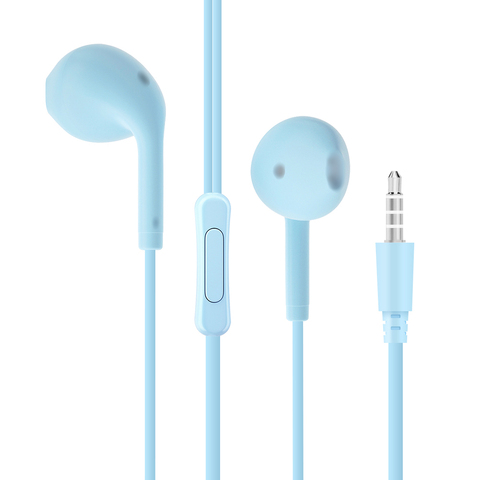 Écouteurs intra-auriculaires casque écouteurs stéréo avec micro 3.5mm prise Aux filaire pour Iphone Samsung Huawei Xiaomi Redmi Oneplus ► Photo 1/6