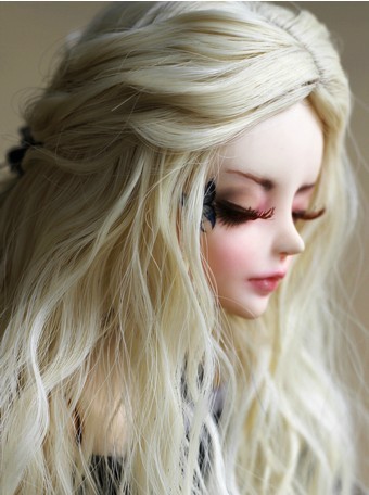 Style européen nouveauté 1/3 1/4 BJD/SD poupée perruque haute température longue mode bouclés pour BJD perruque de cheveux ► Photo 1/4