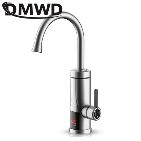 DMWD – robinet chauffe-eau électrique instantané 3300W, robinet de cuisine, affichage LED, chauffage rapide de l'eau, sans réservoir, affichage de la température, ue ► Photo 1/2