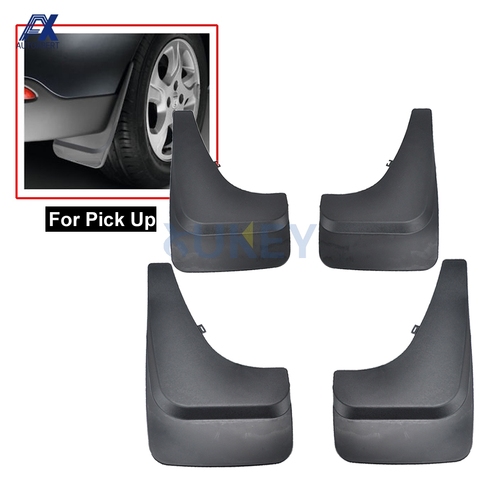 XUKEY 4 pièces garde arrière avant-boue accessoires de voiture universels pour voiture pick-up SUV camion garde-boue pièges sales ► Photo 1/6