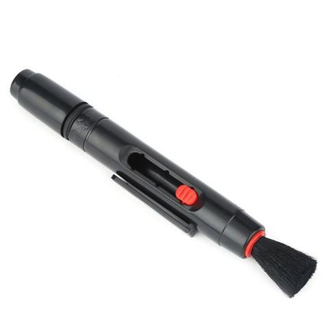 Kit de nettoyage d'objectif 3 en 1, stylo anti-poussière pour DSLR VCR DC caméra, brosse rétractable ► Photo 1/6