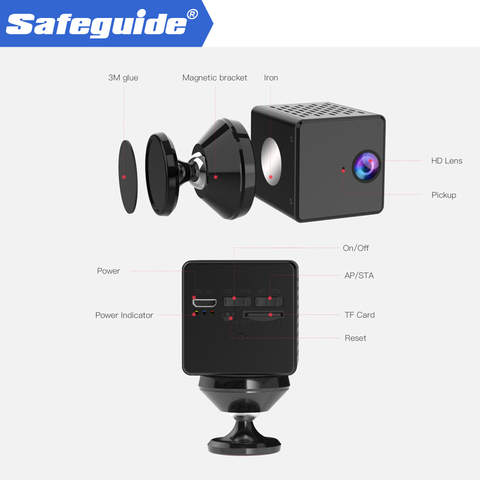 VStarcam – Mini caméra de sécurité sans fil C90S, Wifi, lumière IR Invisible, batterie 1500amh ► Photo 1/5