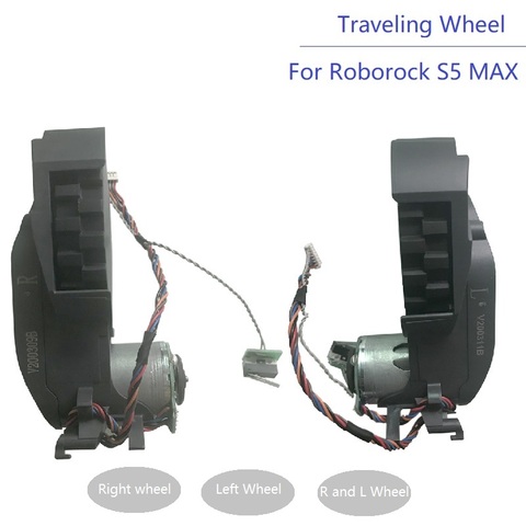 Roue pour aspirateur Roborock S5/MAX, pièce de rechange pour accessoires S50/MAX/S55/MAX, roue de voyage droite et gauche/S6 Pure ► Photo 1/6