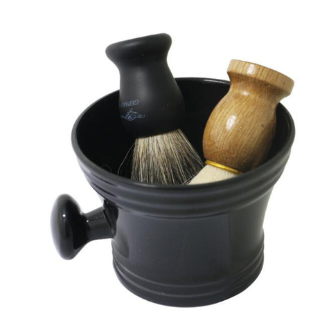 Bol de savon à barbe pour hommes, brosse de rasage propre, tasse de savon, outils de barbier, 1 pièce ► Photo 1/4