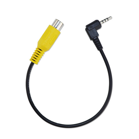 Adaptateur câble vidéo AV prise mâle vers RCA femelle pour GPS et caméra arrière de 2.5mm ► Photo 1/6