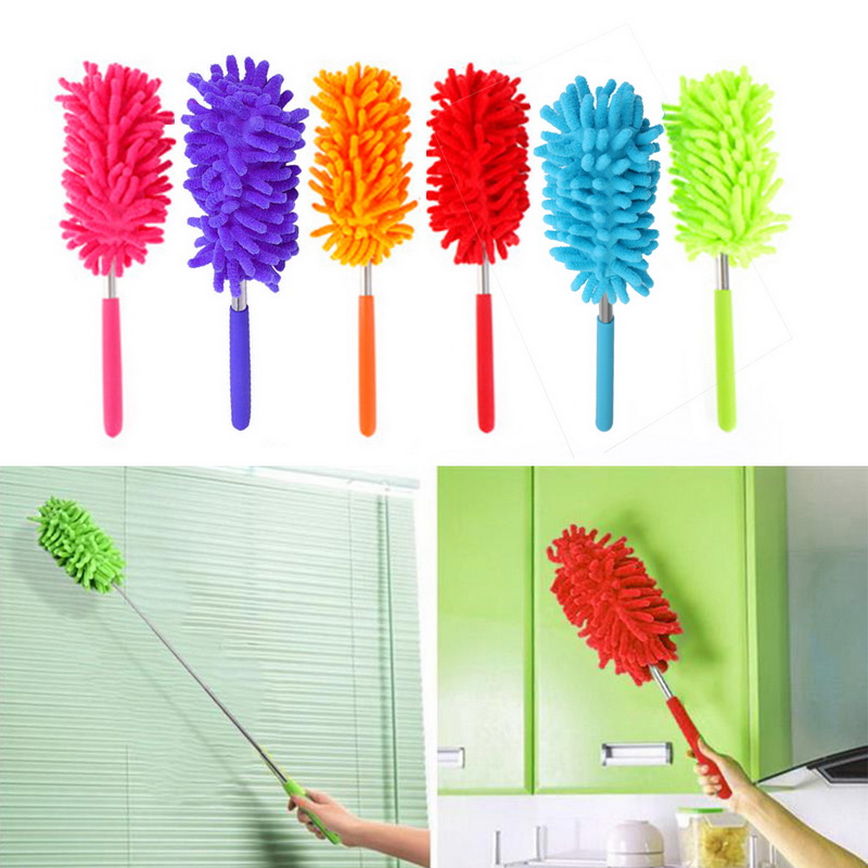 Brosse de nettoyage de poussière à main extensible en microfibre, brosse  Anti-poussière pour la maison, climatisation de voiture, outils de  nettoyage de meubles - AliExpress