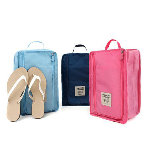 Sac de rangement de voyage en Nylon 6 couleurs, sacs de rangement portables, pochette de tri de chaussures ► Photo 1/6