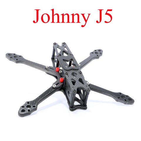 AstroX – support Johnny J5, nouveau Kit de cadre en Fiber de carbone à Absorption des chocs, bras de 6MM pour pièces de rechange de Drone RC, bricolage, 215 ► Photo 1/5