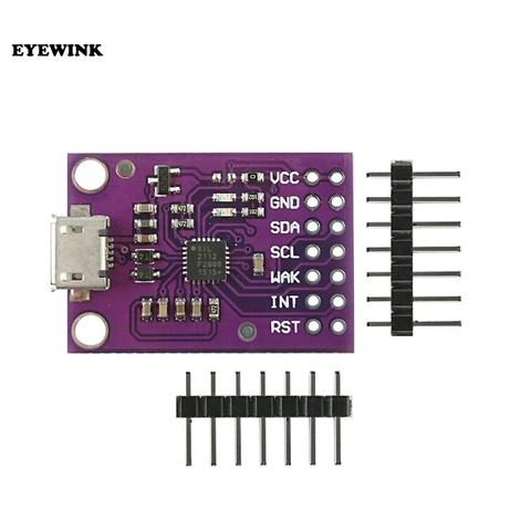 Carte de débogage USB vers SMBus I2C, Module de Communication 2.0 MicroUSB 2112, Kit d'évaluation pour CCS811, Module de capteur pour arduino, CP2112 ► Photo 1/3