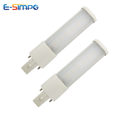 Ampoule G23 LED 3W 4W 5W PL-S CFL LED, remplacement 110V/220V, 2 broches G23/GX23 4 broches 2G7/2GX7, économie d'énergie, lampe enfichable lumière LED, 1 pièce ► Photo 1/6