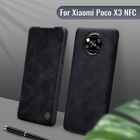 NILLKIN – coque de téléphone portable rétro en cuir PU, étui à rabat pour Xiaomi Poco X3, NFC, Version globale, 6.67 ► Photo 1/6