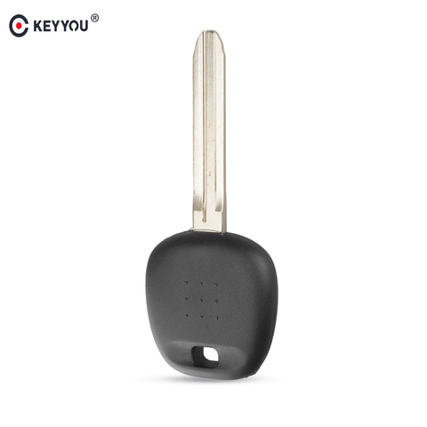 KEYYOU – coque de transpondeur vierge, sans Logo, pour Toyota Rav4 Prado Corolla Camry Reiz Highlander Yaris Corolla, avec lame TOY43 ► Photo 1/6