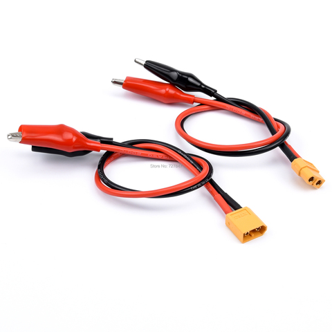 Câble de chargeur universel XT60 mâle/femelle à pince Crocodile connecteur 14Awg câble métallique ► Photo 1/6