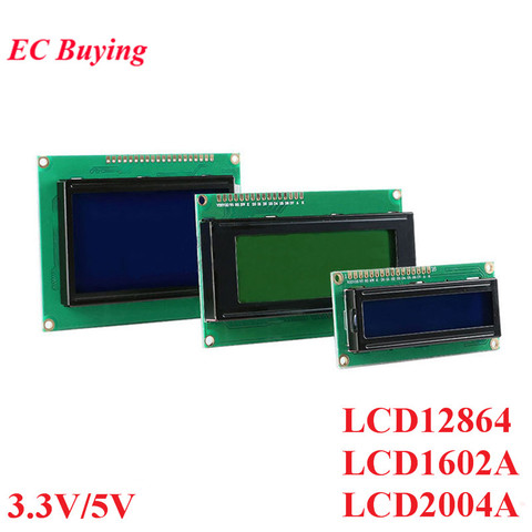 Module d'affichage LCD 1602 1602A J204A 2004A 12864 LCD1602, IIC I2C 3.3V/5V pour écran bleu jaune-vert Arduino ► Photo 1/6