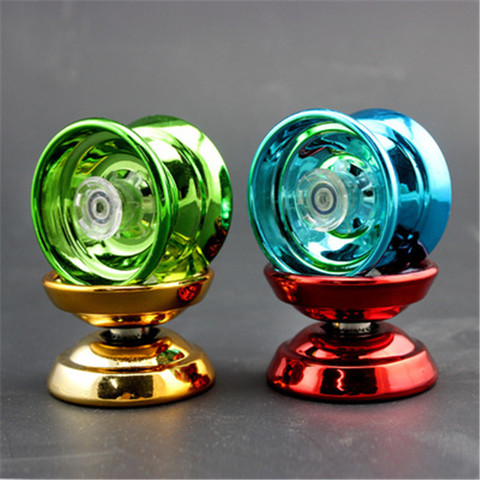 4 couleurs magique Yoyo réactif haute vitesse en alliage d'aluminium Yo-yo tour à CNC avec filature pour garçons filles enfants enfants ► Photo 1/6