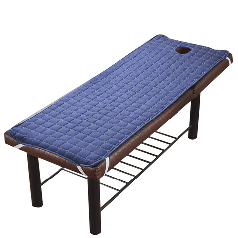 Solide Plaid beauté Massage Table drap de lit matelassé coton draps housse Massage feuille SPA traitement lit couverture avec trou de souffle ► Photo 1/6