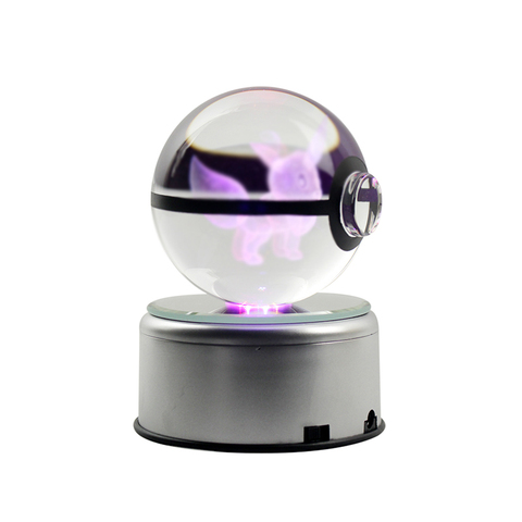 Livraison Directe 3D Figurines Boule De Cristal Gravure Boule de Verre LED Veilleuses Cadeaux D'anniversaire De Noël pour Enfants ► Photo 1/6