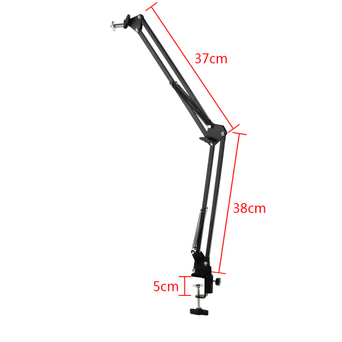 Porte-à-faux support de Table à flèche réglable M6, ouverture d'installation pour caméra de Microscope vidéo ► Photo 1/6