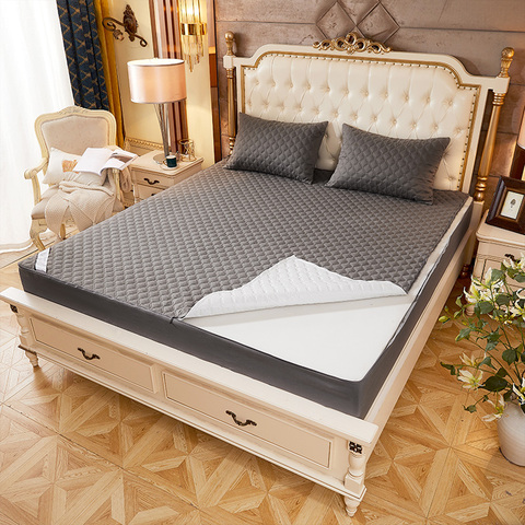 SIX FACES housse de matelas imperméable matelassé en relief matelas protecteur drap housse Style housse pour matelas amovible ► Photo 1/6