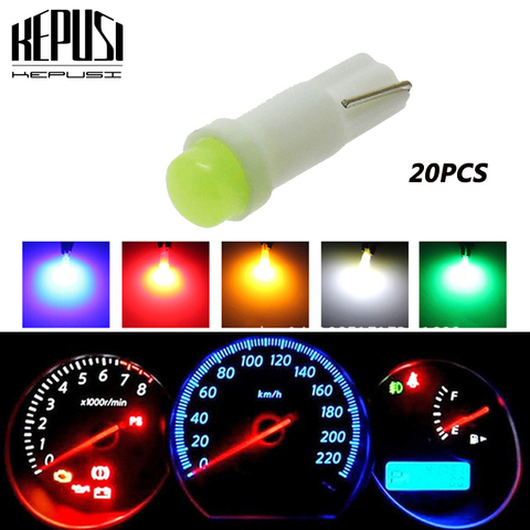 Ampoule LED 20x T5, Mini cale, lampe de remplacement pour voiture, tableau de bord, lumière pour Suzuki Swift Grand Vitara, PC74 ► Photo 1/6