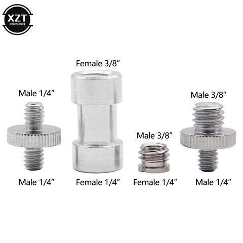 4 pièces adaptateur de vis mâle à femelle Durable 1/4 