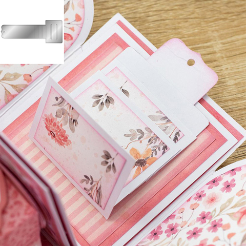 Matrice de découpe en métal Pop Up boîte curseur pour la décoration Album cartes papier artisanat bricolage Scrapbooking faisant modèle 2022 nouveauté ► Photo 1/6