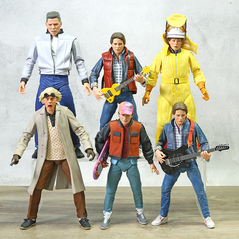 NECA retour vers le futur ultime Marty McFly Biff Tannen Doc figurine marron jouet ► Photo 1/6