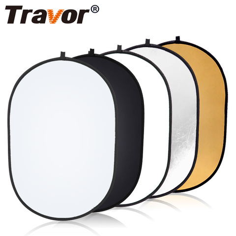 Travor – réflecteur ovale 60x90cm, Portable, pour Studio de photographie, lumière pliable, pour extérieur ► Photo 1/6