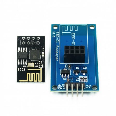 Module WIFI sans fil série ESP8266 ESP01, pour Arduino émetteur-récepteur adaptateur carte Raspberry Pi UNO R3 One 3.3V 5V ► Photo 1/5