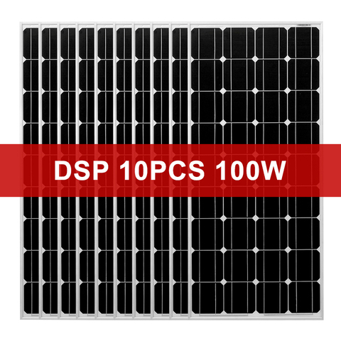 Dokio 1000w 12V monocristallin verre trempé panneau solaire pour la maison étanche 18V panneau solaire chine ► Photo 1/6