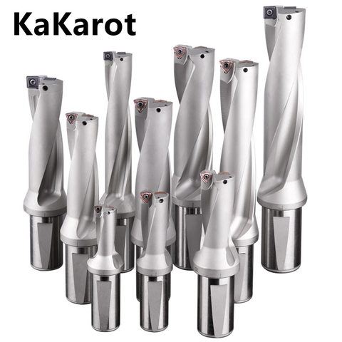 KaKarot WC série perceuse morsures métal foret morsures Inser perceuse 13mm-50mm profondeur 2D 3D 4D 5D Indexable U perceuse machines, tours, CNC ► Photo 1/6