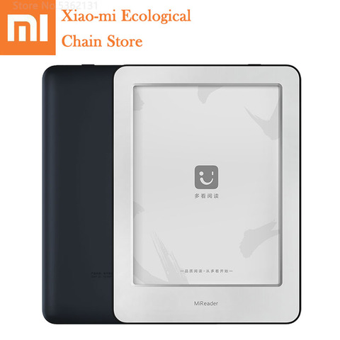Xiaomi MiReader lecteur de livre électronique HD écran tactile encre tablette confortable Ebook lecteur WiFi 16GB mémoire avec lumière de lecture pour le bureau à domicile ► Photo 1/6