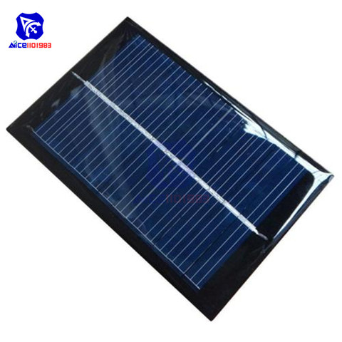 6V 100mA 90X60mm Mini panneau solaire pour l'énergie solaire bricolage projets scientifiques à la maison jouets chargeur de batterie ► Photo 1/5