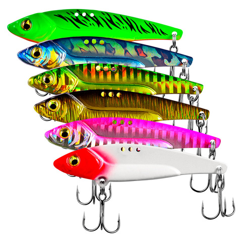 Leurre métallique rigide vibrant de type cuillère, appât artificiel de type poisson nageur, appât artificiel, Wobbler, matériel de type cica, 1 pièce, 5/7/12/17/20g ► Photo 1/6