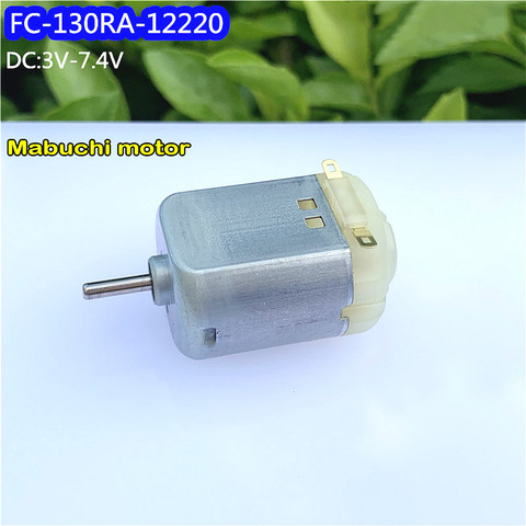 Mabuchi 130 moteur Mini FC-130RA-12220 cc 3V 3.7V 5V 6V 7.4V 15000 tr/min haute vitesse carbone brosse moteur bricolage jouet ventilateur quatre roues motrices ► Photo 1/5