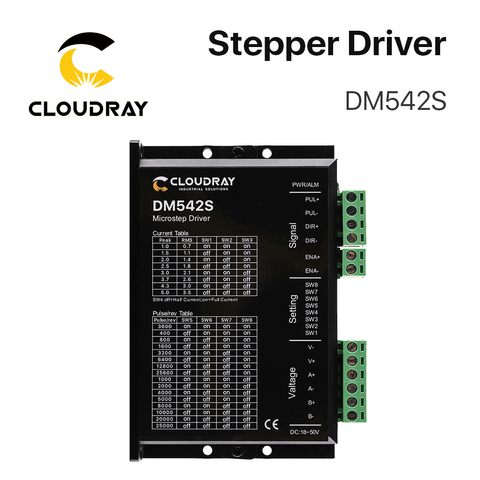 Pilote de moteur pas à pas numérique DM542S 2 phases contrôleur de moteur pas à pas 18-50 VDC pour Nema17, Nema23, Nema34 CNC, Machine à graver ► Photo 1/6